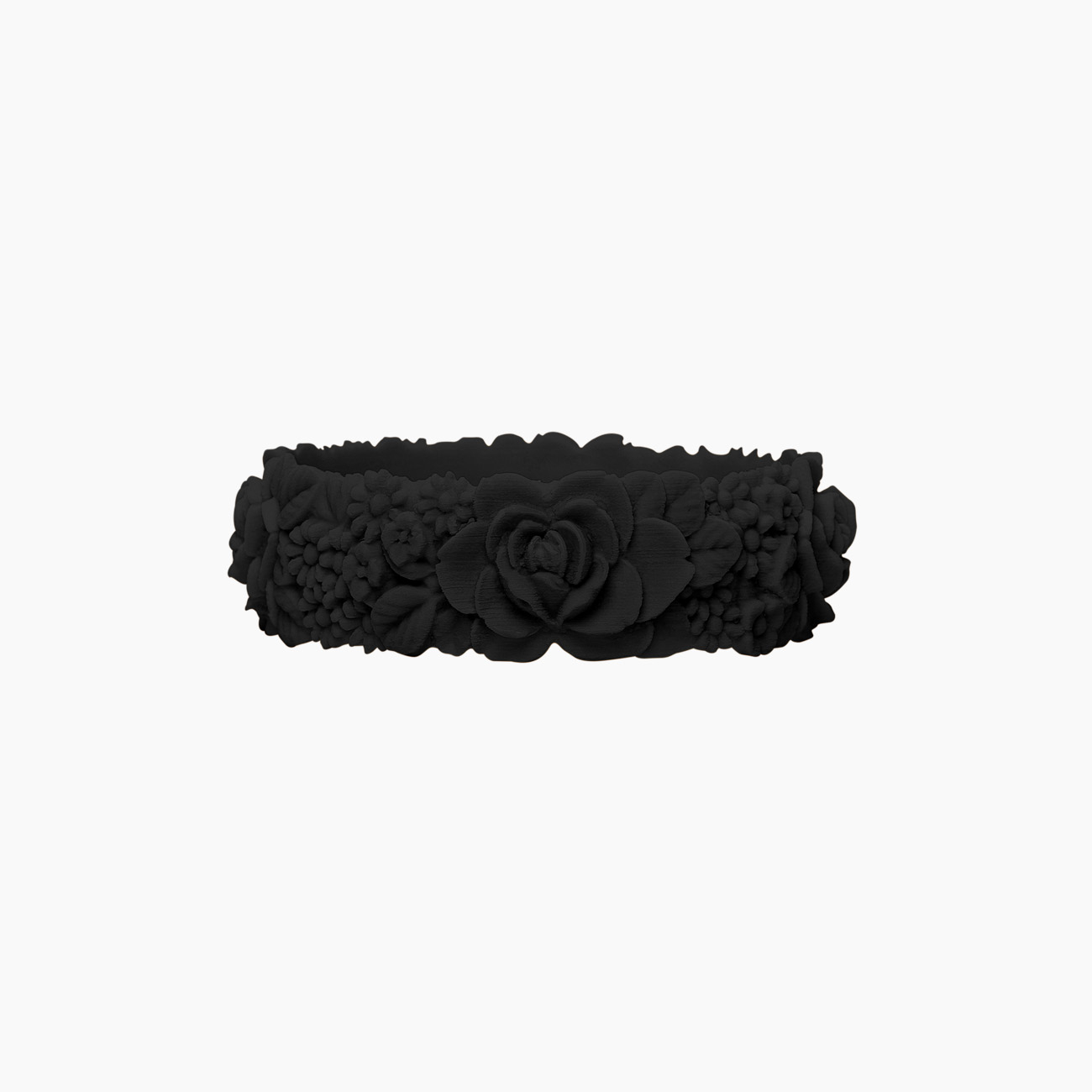 Bracelet O bracelet flower big noir - O bag Official Website
