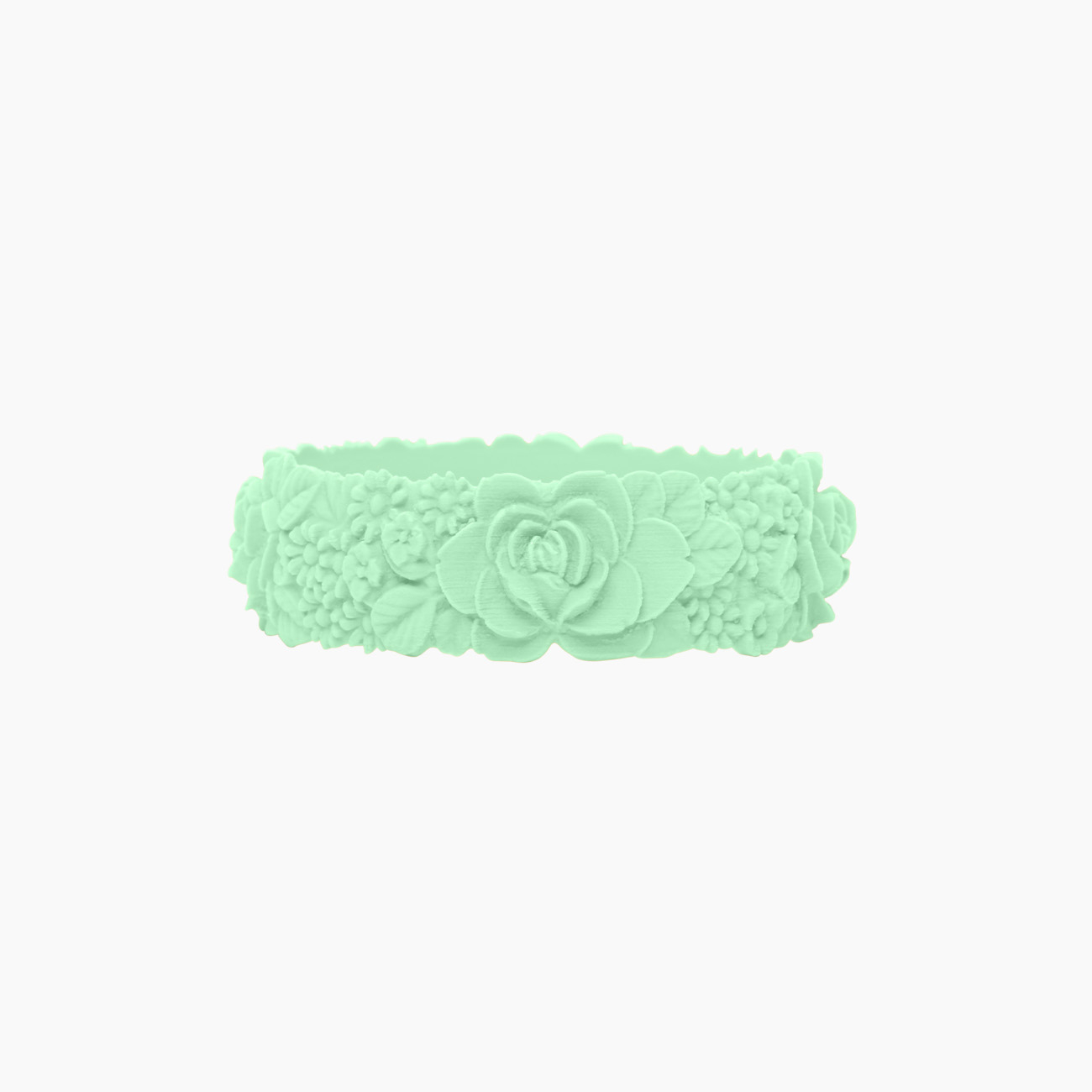 Bracciale  O bracelet flower big verde bianco - O bag Official Website