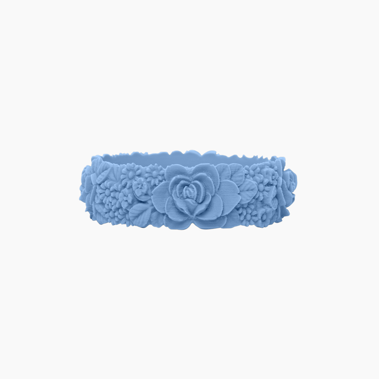 Bracciale  O bracelet flower big blu pastello - O bag Official Website