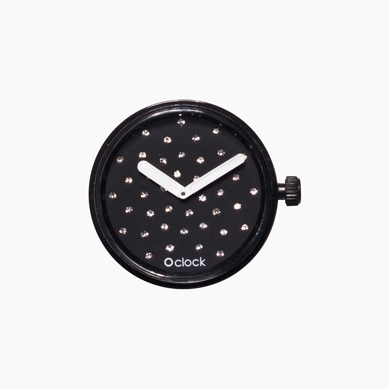Meccanismo crystal nero O clock - O bag Official Website