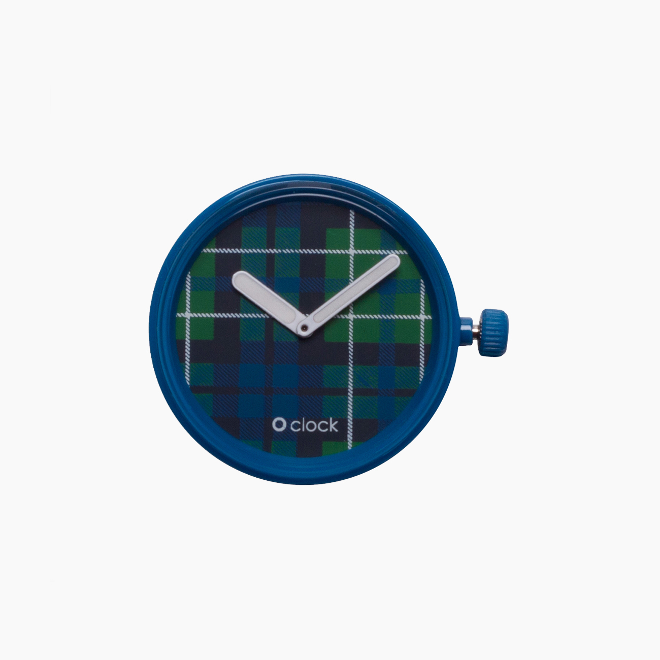 Meccanismo tartan blu O clock - O bag Official Website