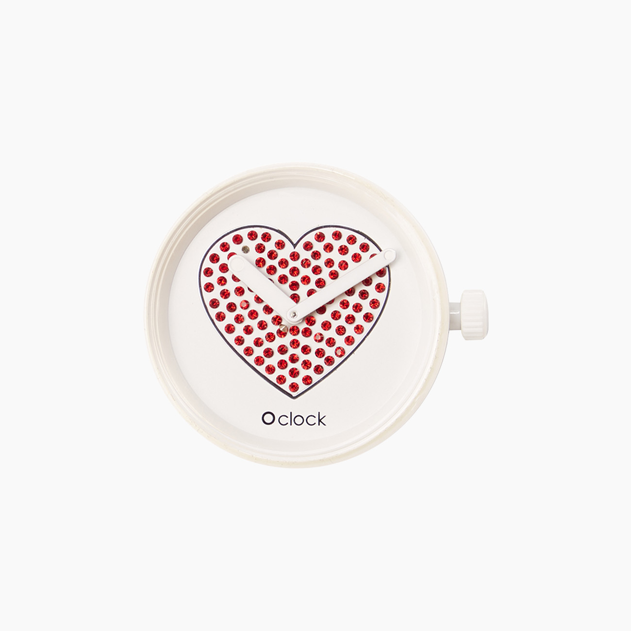 Meccanismo sparkling hearts rosso O clock - O bag Official Website
