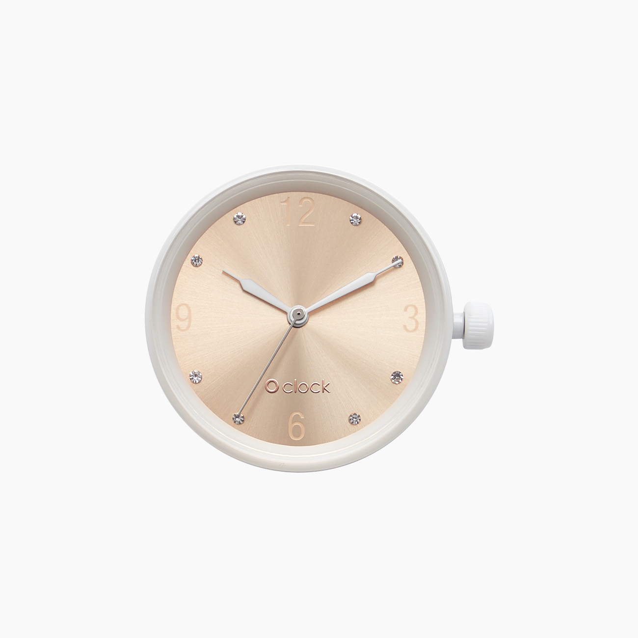 Meccanismo crystal numbers oro rosa O clock - O bag Official Website