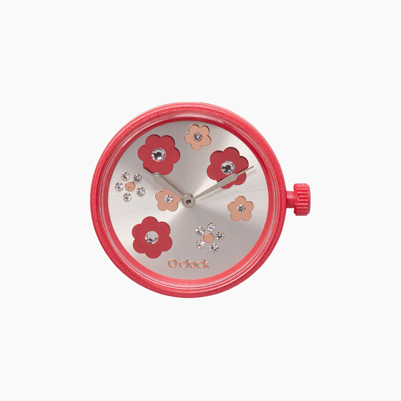 Meccanismo flower mix crystal rosso O clock - O bag Official Website