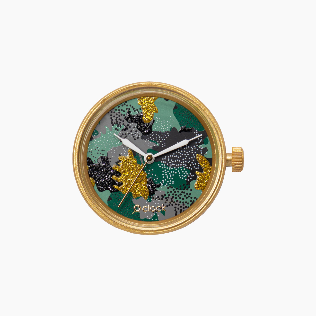 Meccanismo metal camouflage verde militare O clock - O bag Official Website