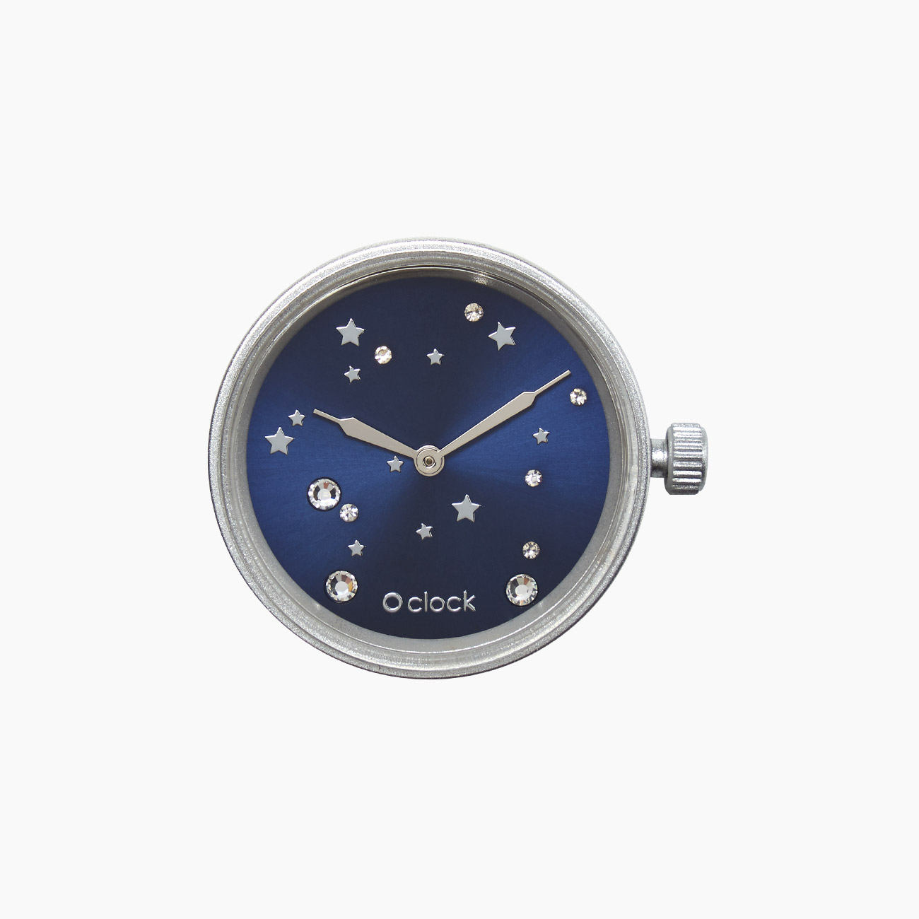 Meccanismo nightsky crystal blu navy O clock - O bag Official Website