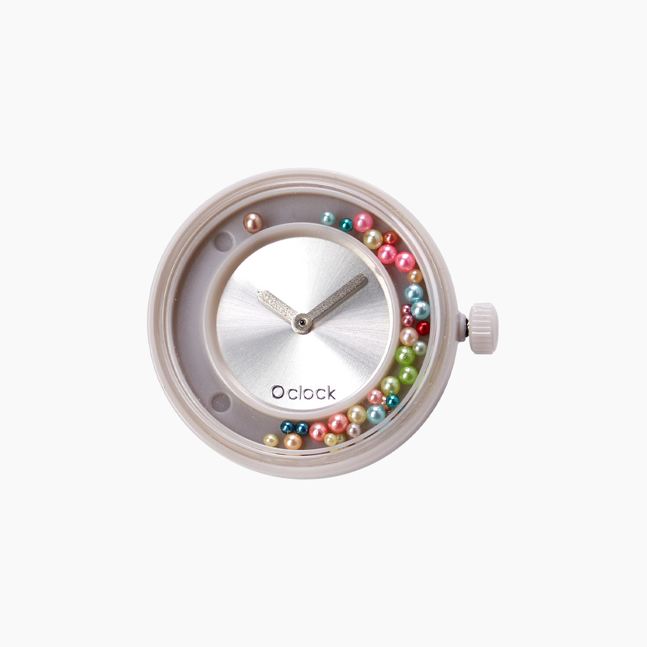 Dial dancing pearl silver O clock - O bag Official Website