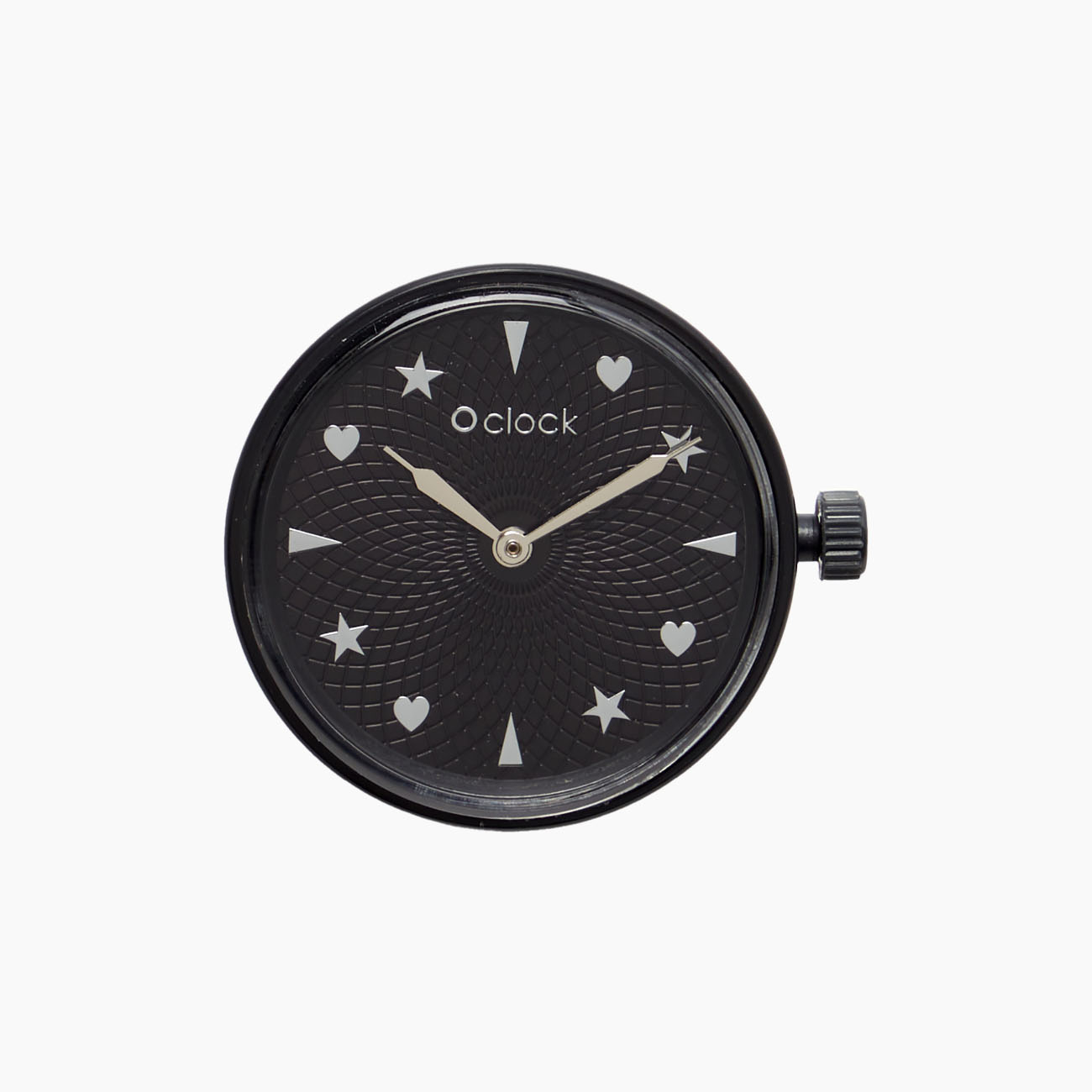 Dial stars and hearts black O clock - O bag Official Website