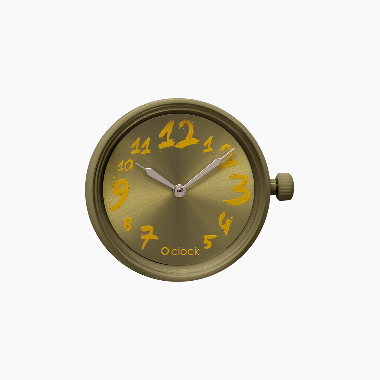Meccanismo brushed numbers avocado O clock - O bag Official Website