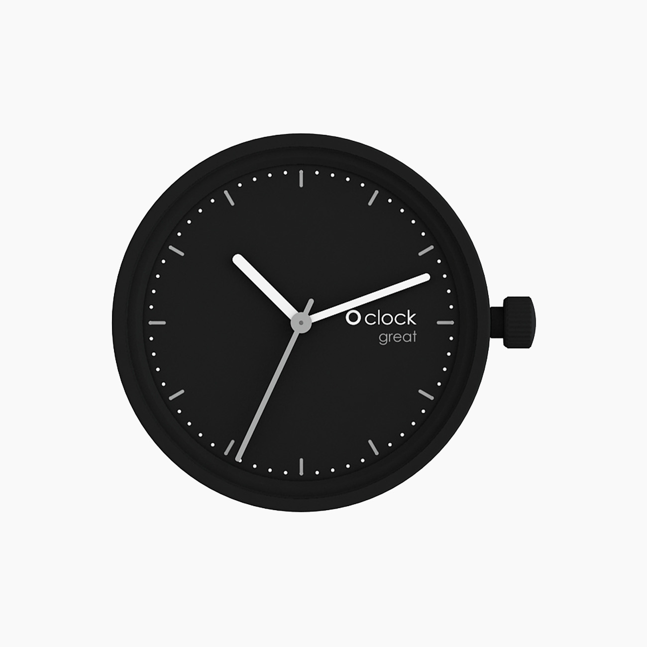 Meccanismo tone on tone nero O clock great - O bag Official Website