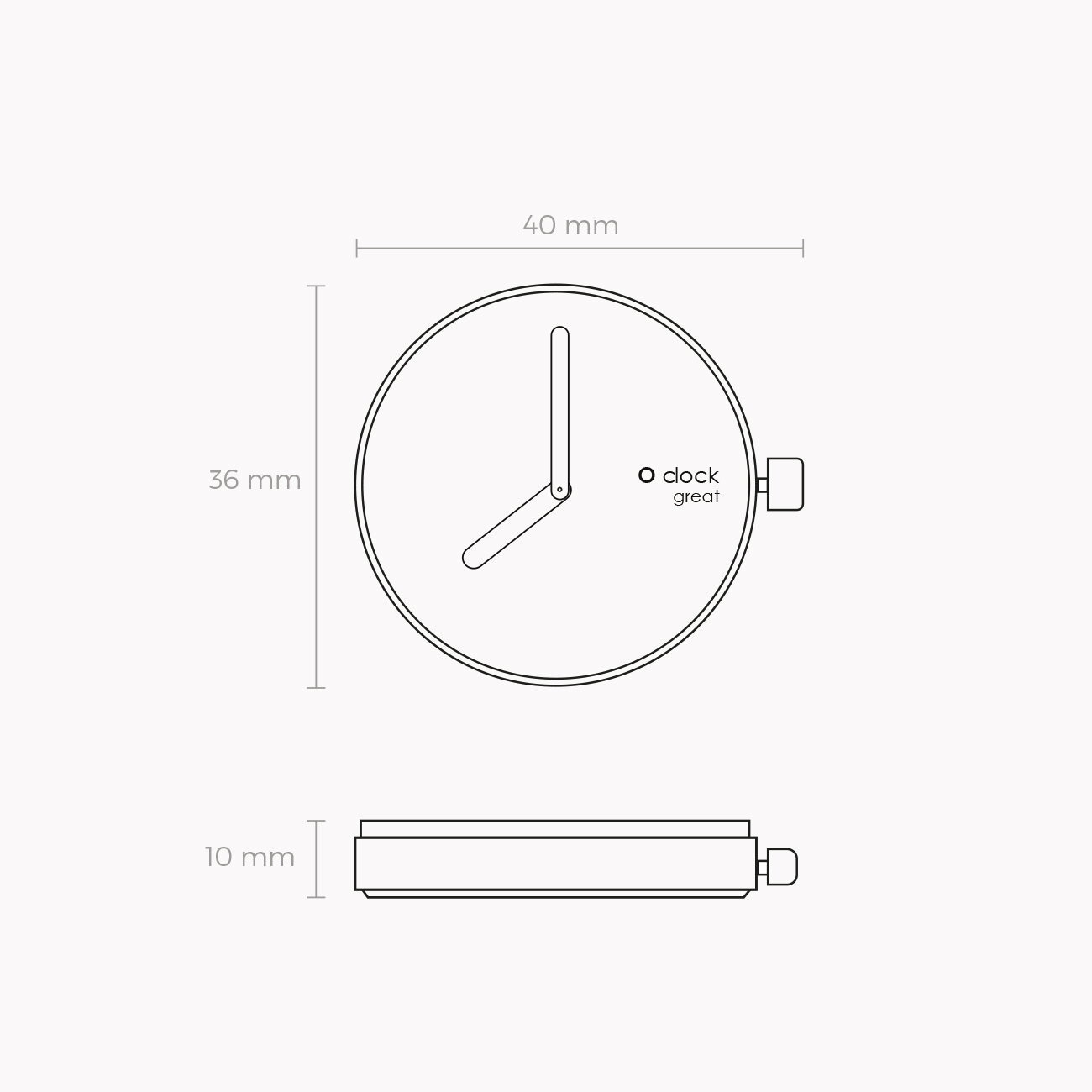 Mecanismo seconds azul iris O clock great - O bag Official Website