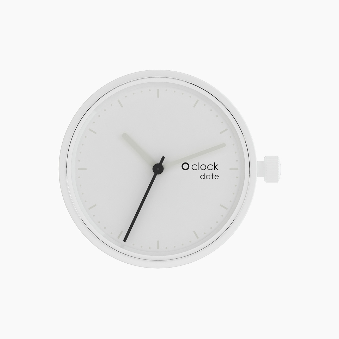 Meccanismo sunlight metal bianco O clock great - O bag Official Website