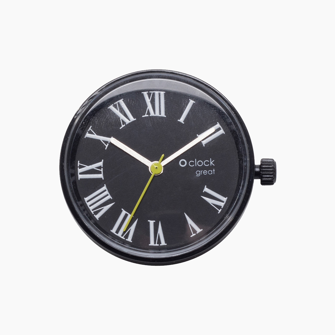 Meccanismo numeri romani nero O clock great - O bag Official Website