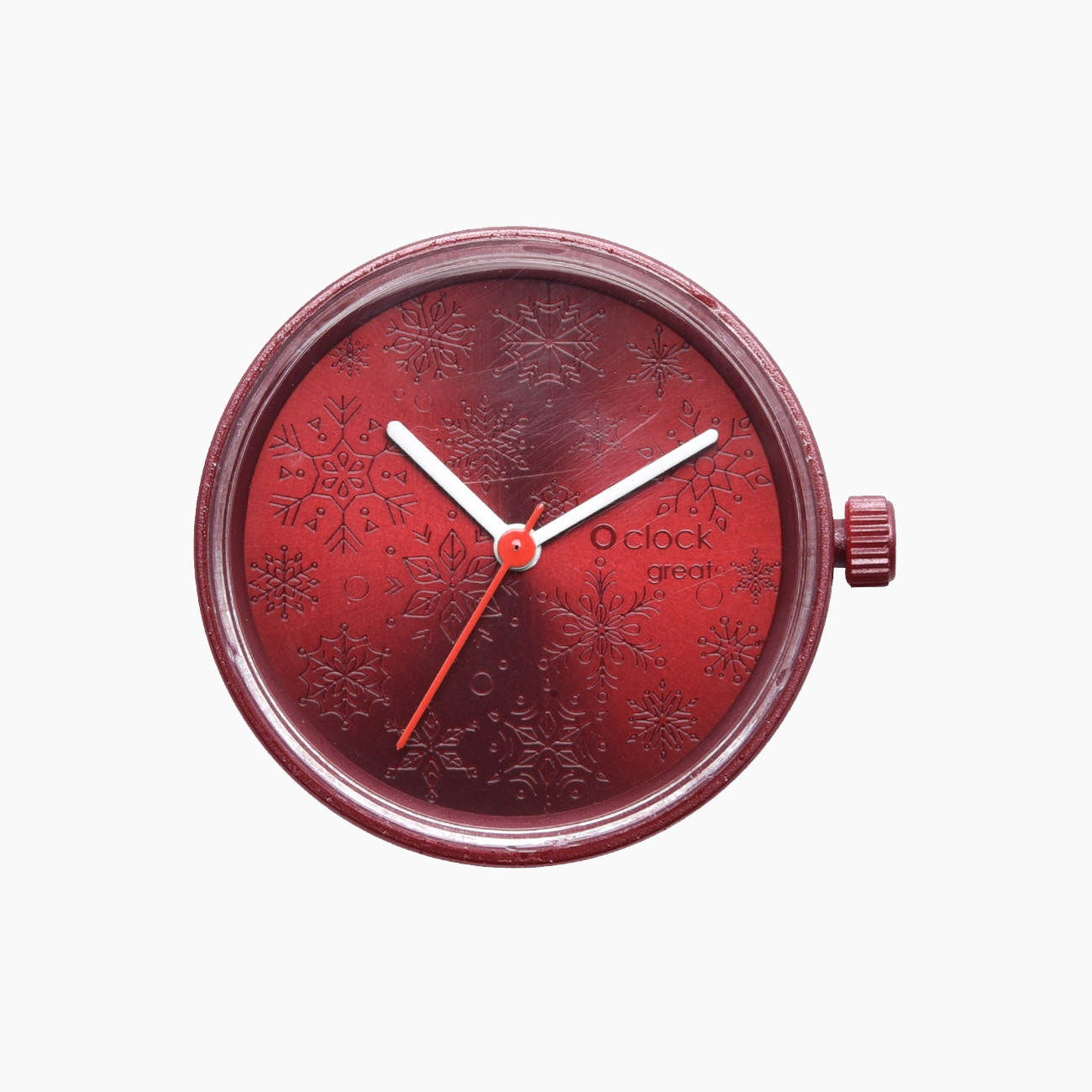 Meccanismo christmas snowflakes rosso O clock great - O bag Official Website