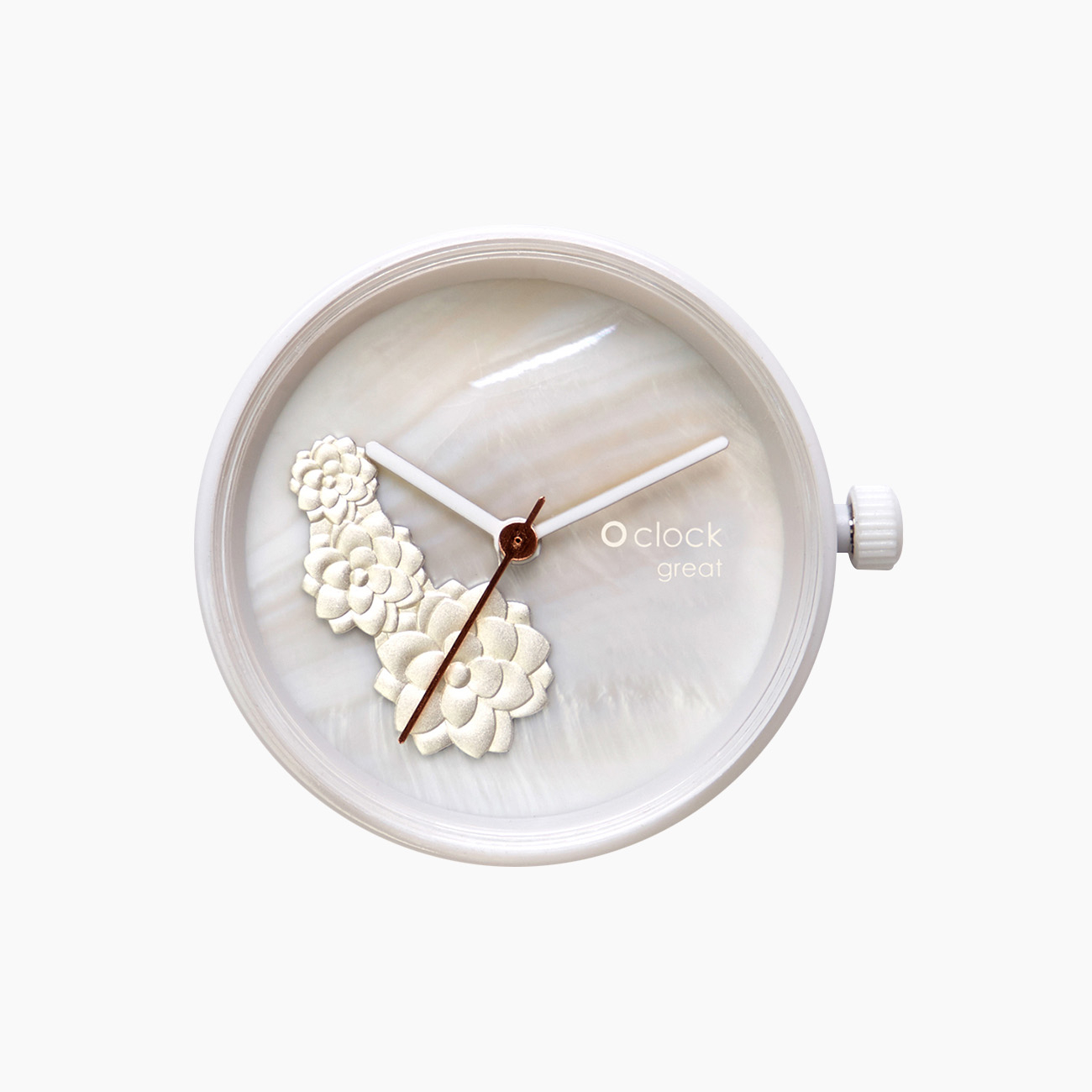 Meccanismo waterlilies argento O clock great - O bag Official Website