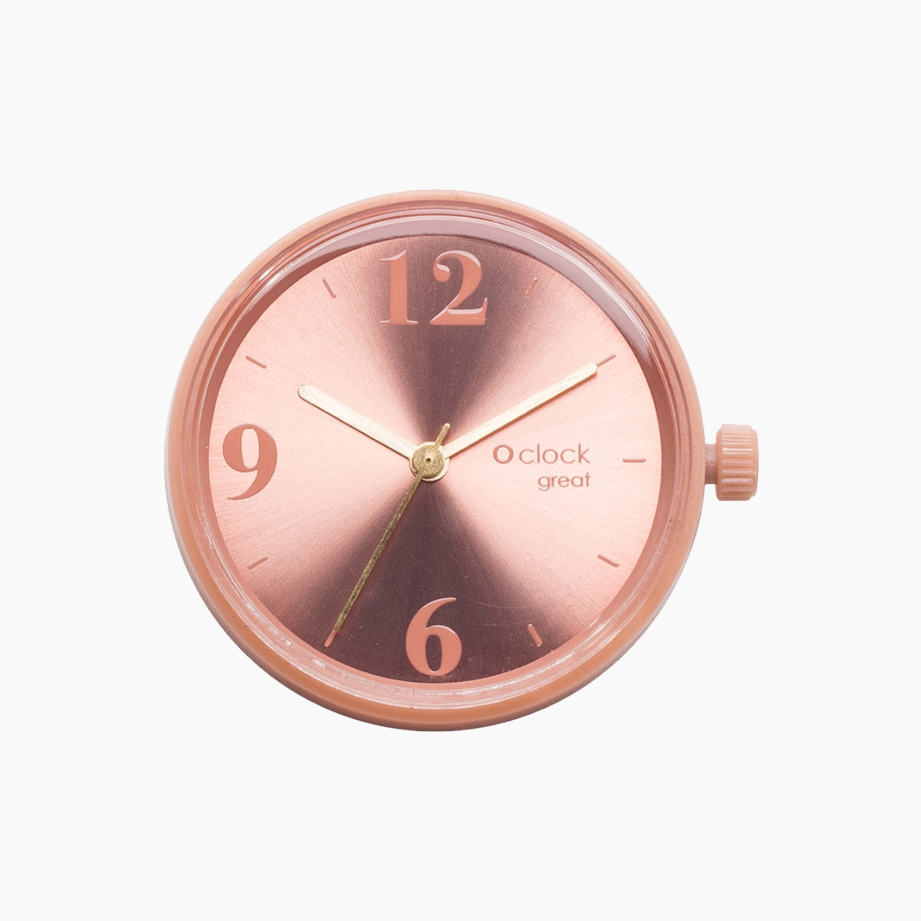 Meccanismo soleil numbers terracotta O clock great - O bag Official Website