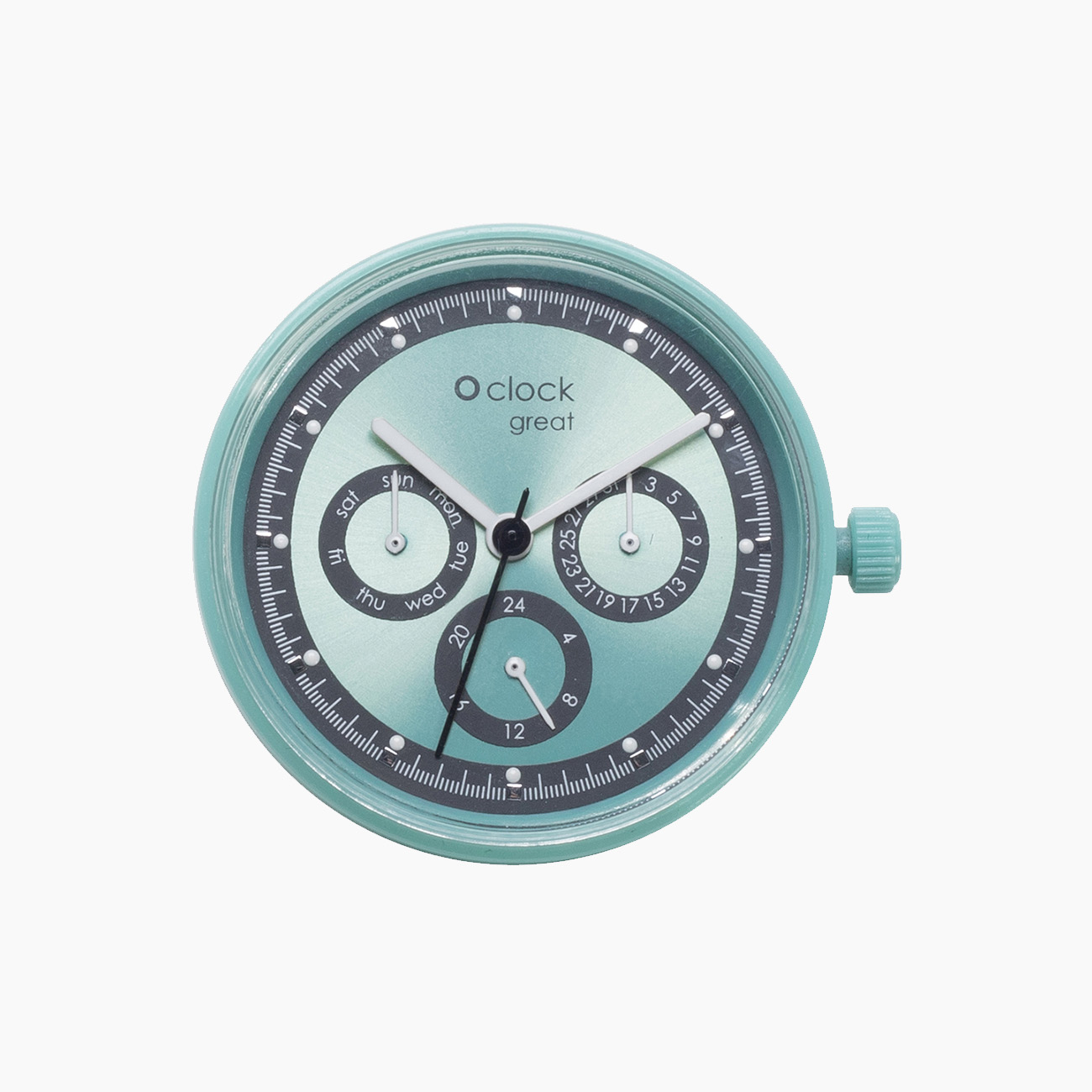 Meccanismo racing verde O clock great - O bag Official Website