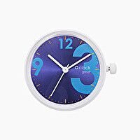 Meccanismo soleil ﬂuo numbers cobalto O clock great - O bag Official Website