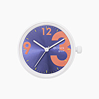 Meccanismo soleil ﬂuo numbers corallo O clock great - O bag Official Website