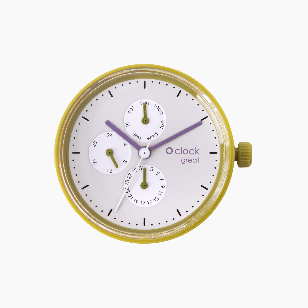 Meccanismo date generic verde oliva O clock great - O bag Official Website