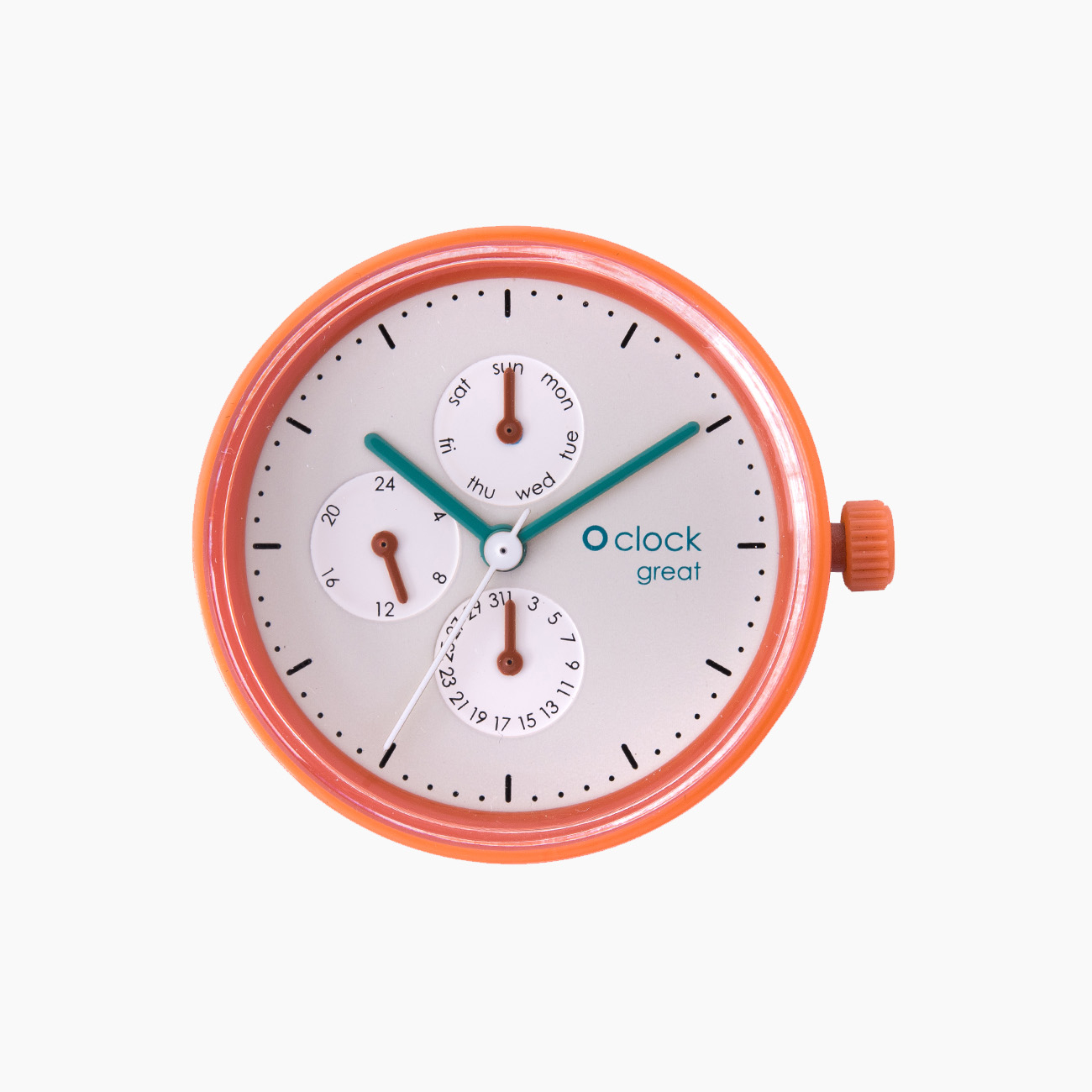 Meccanismo date generic terracotta O clock great - O bag Official Website