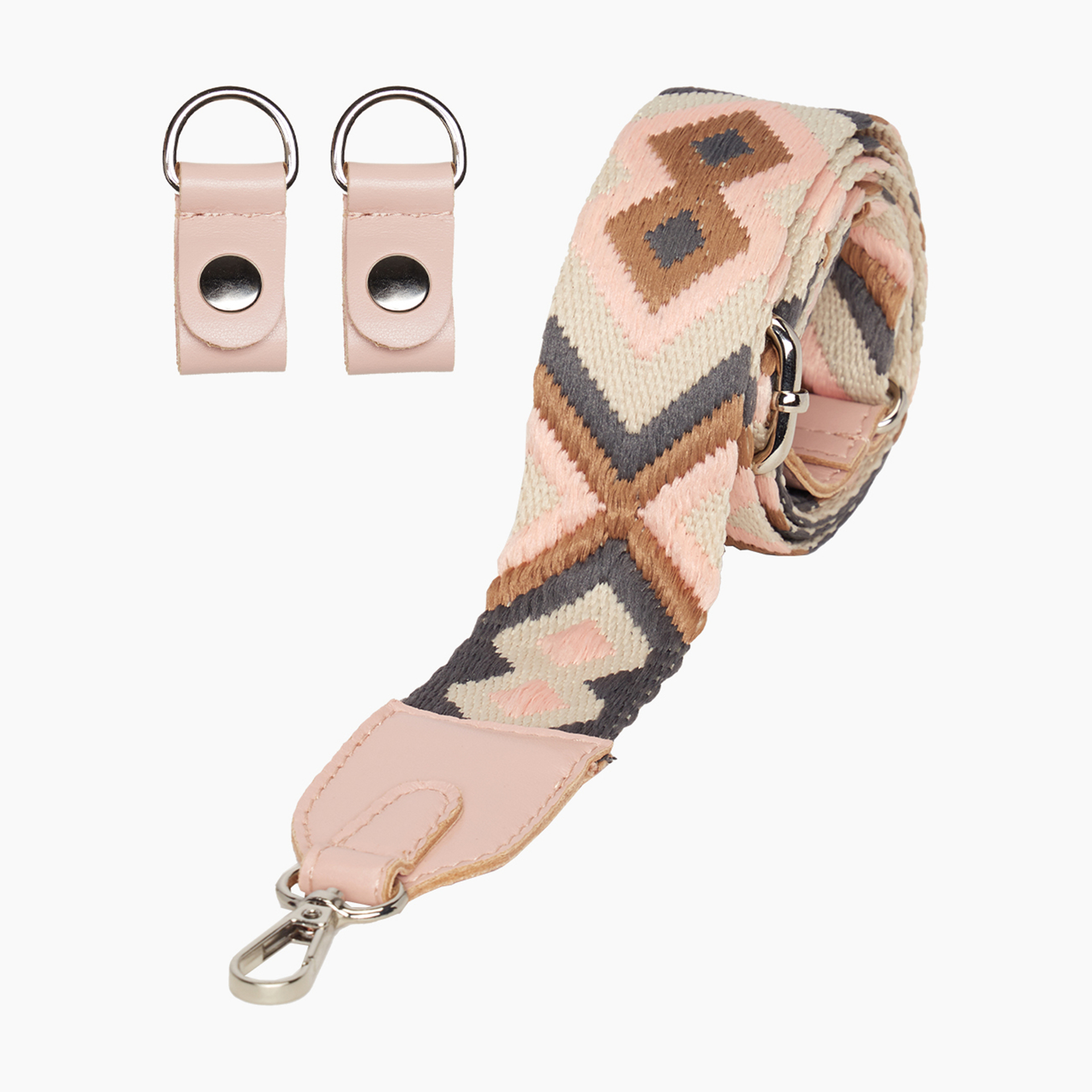 Tracolla rombo rosa smoke - O bag Official Website