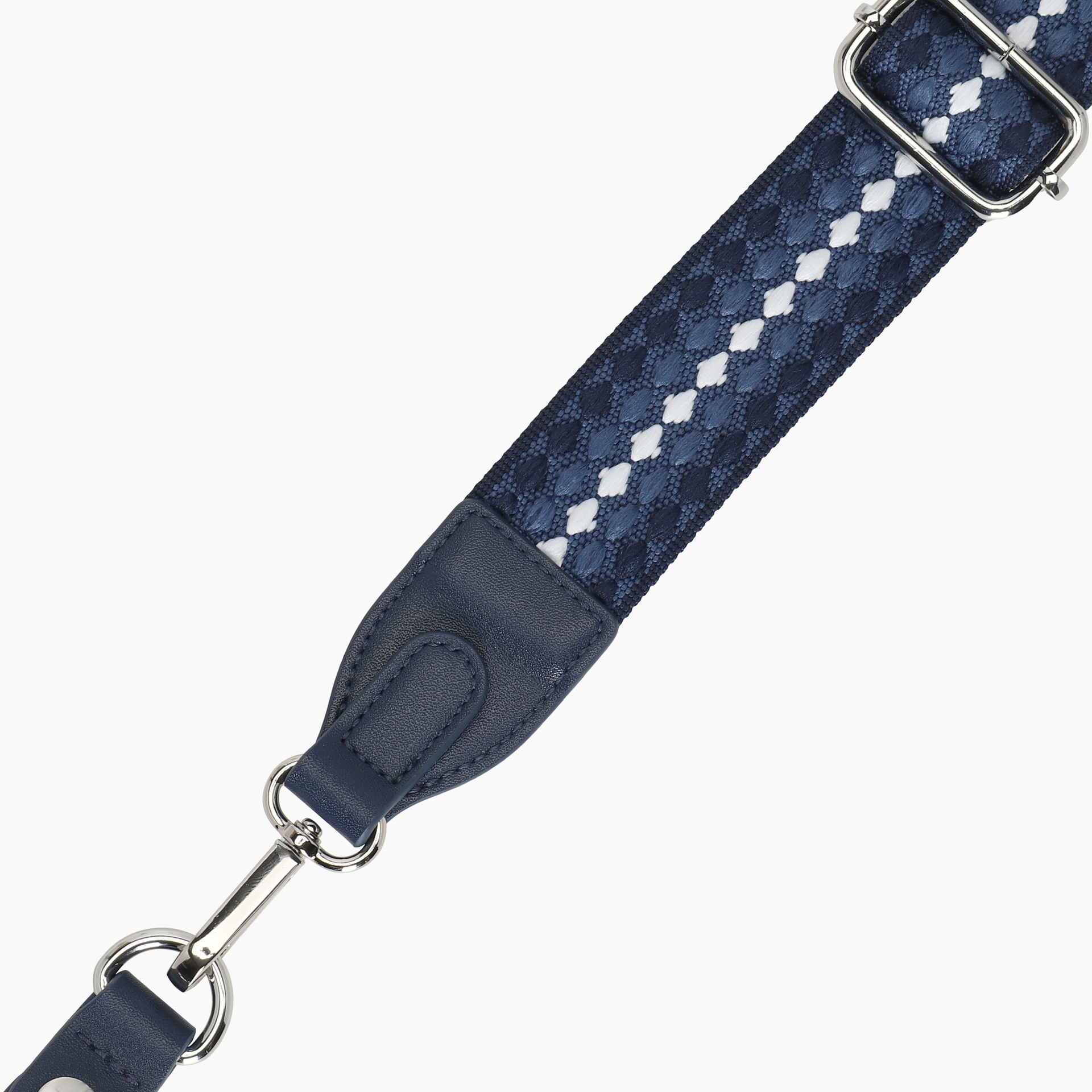 Tracolla jacquard pluriball blu navy - O bag Official Website