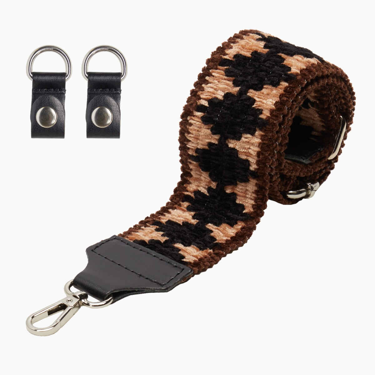 Tracolla in ciniglia nero - O bag Official Website