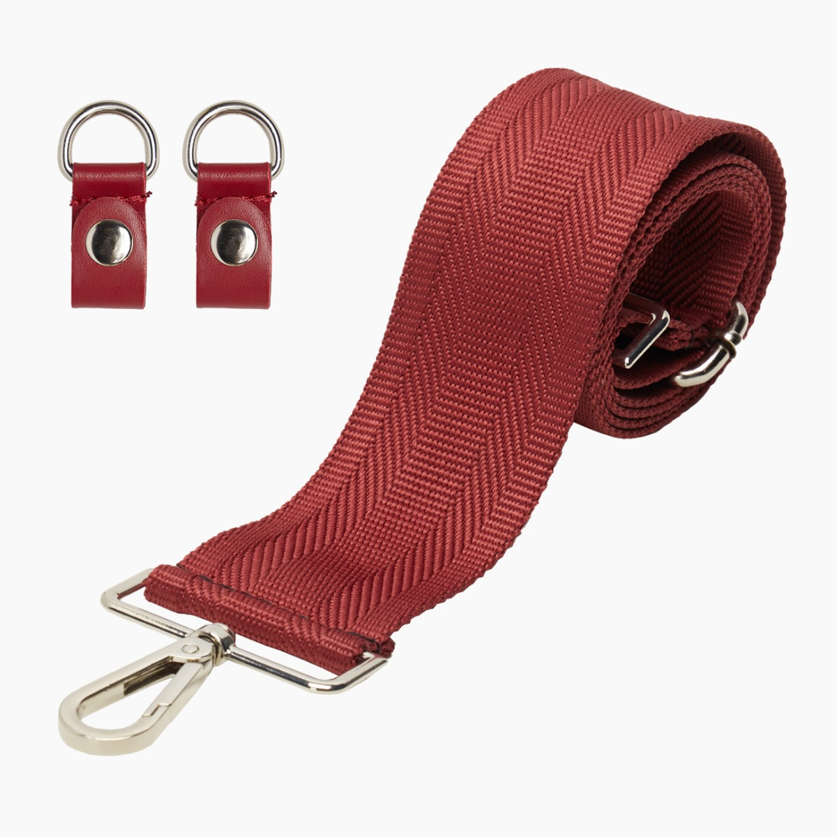 Tracolla tinta unita bordeaux - O bag Official Website