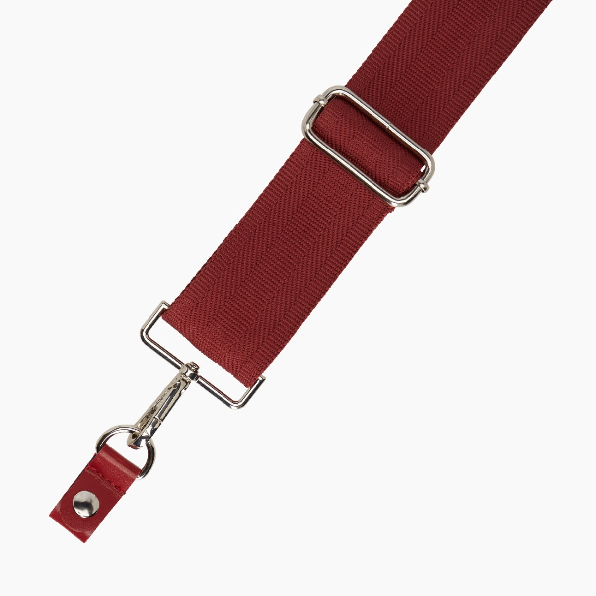 Tracolla tinta unita bordeaux - O bag Official Website