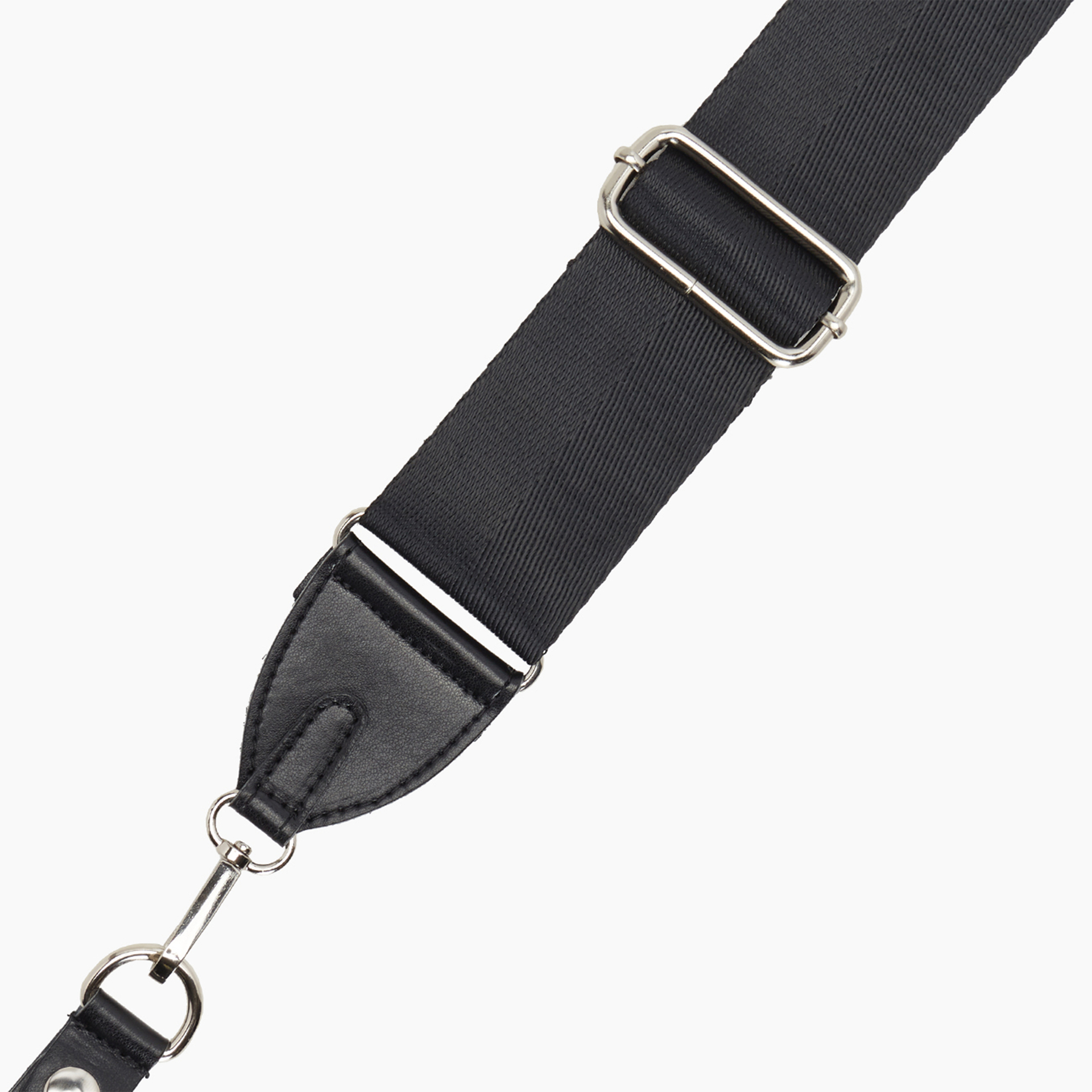 Tracolla in nylon nera - O bag Official Website