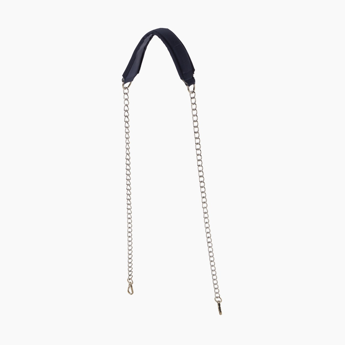 Tracolla catena larga satin 3D blu navy - O bag Official Website