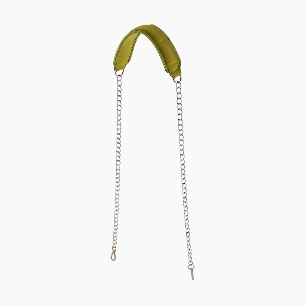 Shoulder strap chain wide satin 3D avocado - O bag Official Website