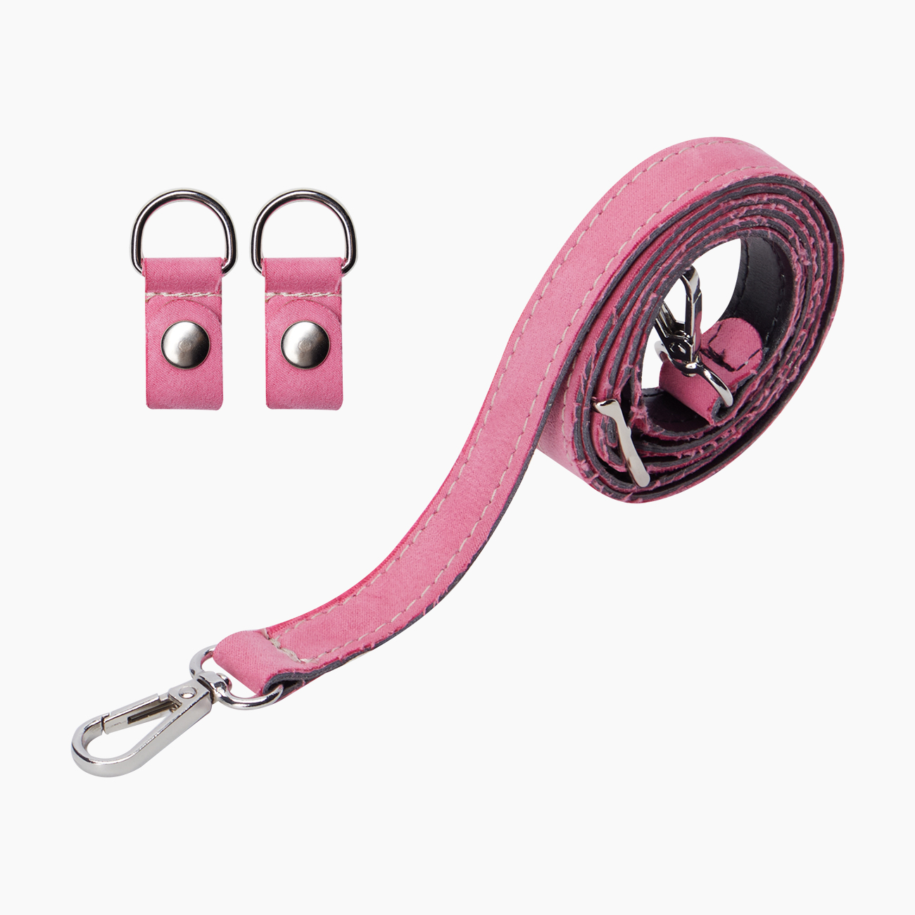 Tracolla extraslim con clip suede sangria - O bag Official Website