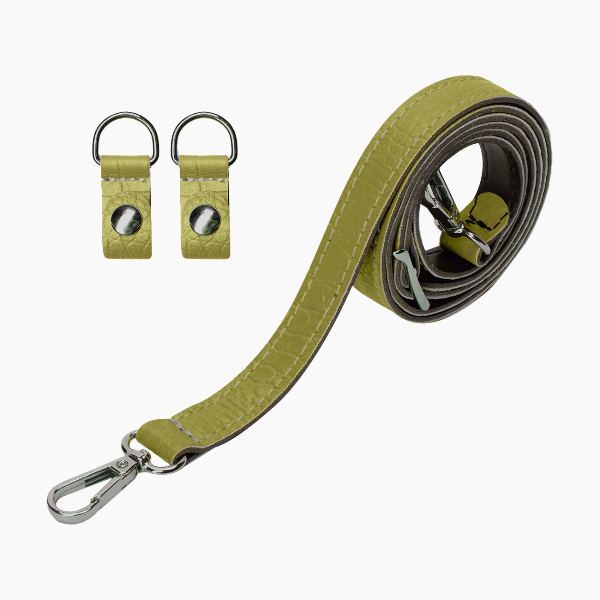 Tracolla extraslim con clip cocco avocado - O bag Official Website