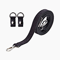 Tracolla extraslim con clip effetto montone nero - O bag Official Website
