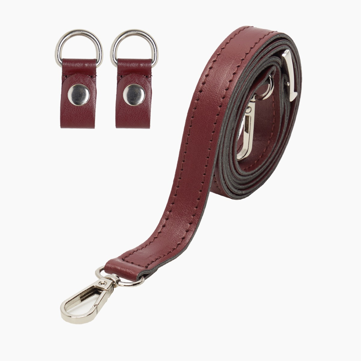 Tracolla extraslim bordeaux - O bag Official Website