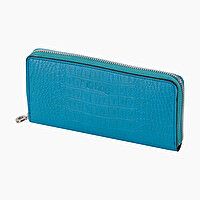 Portafoglio cocco con zip aqua O wally - O bag Official Website