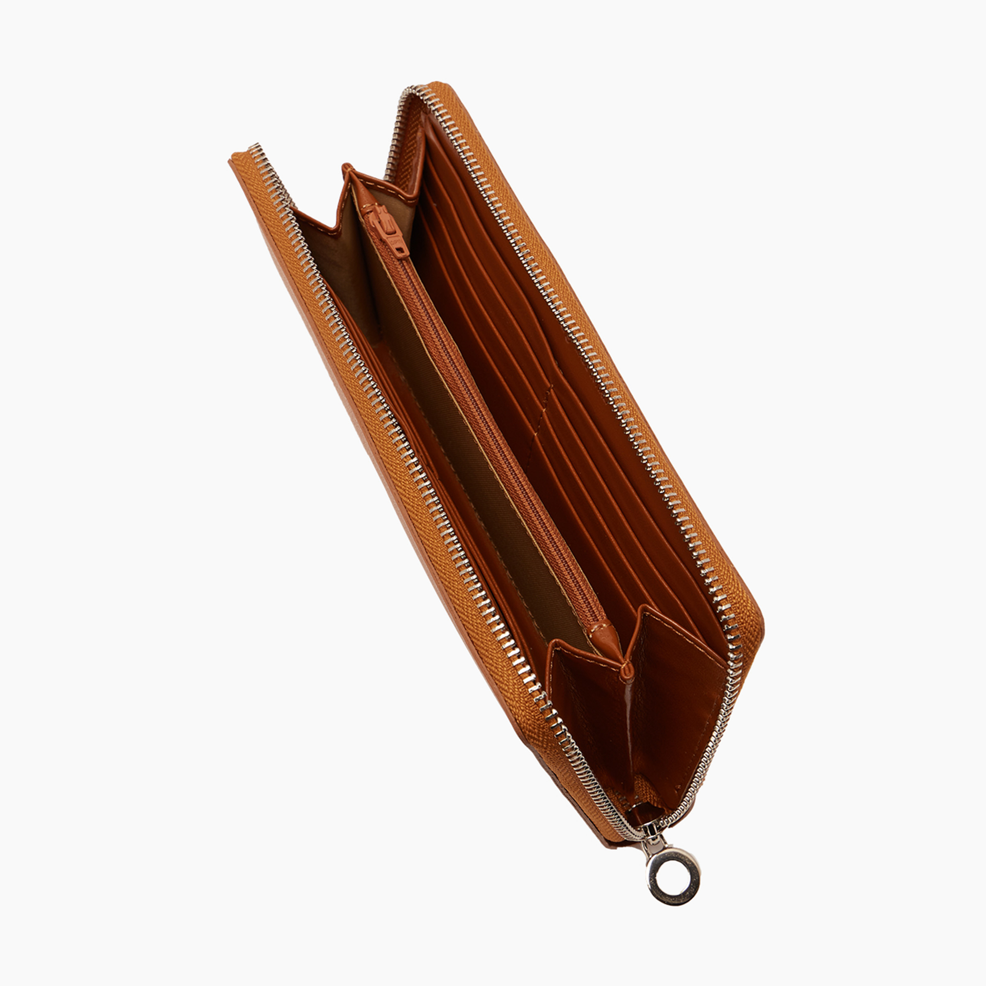 Portefeuille nappa avec fermeture éclair biscuit O wally - O bag Official Website