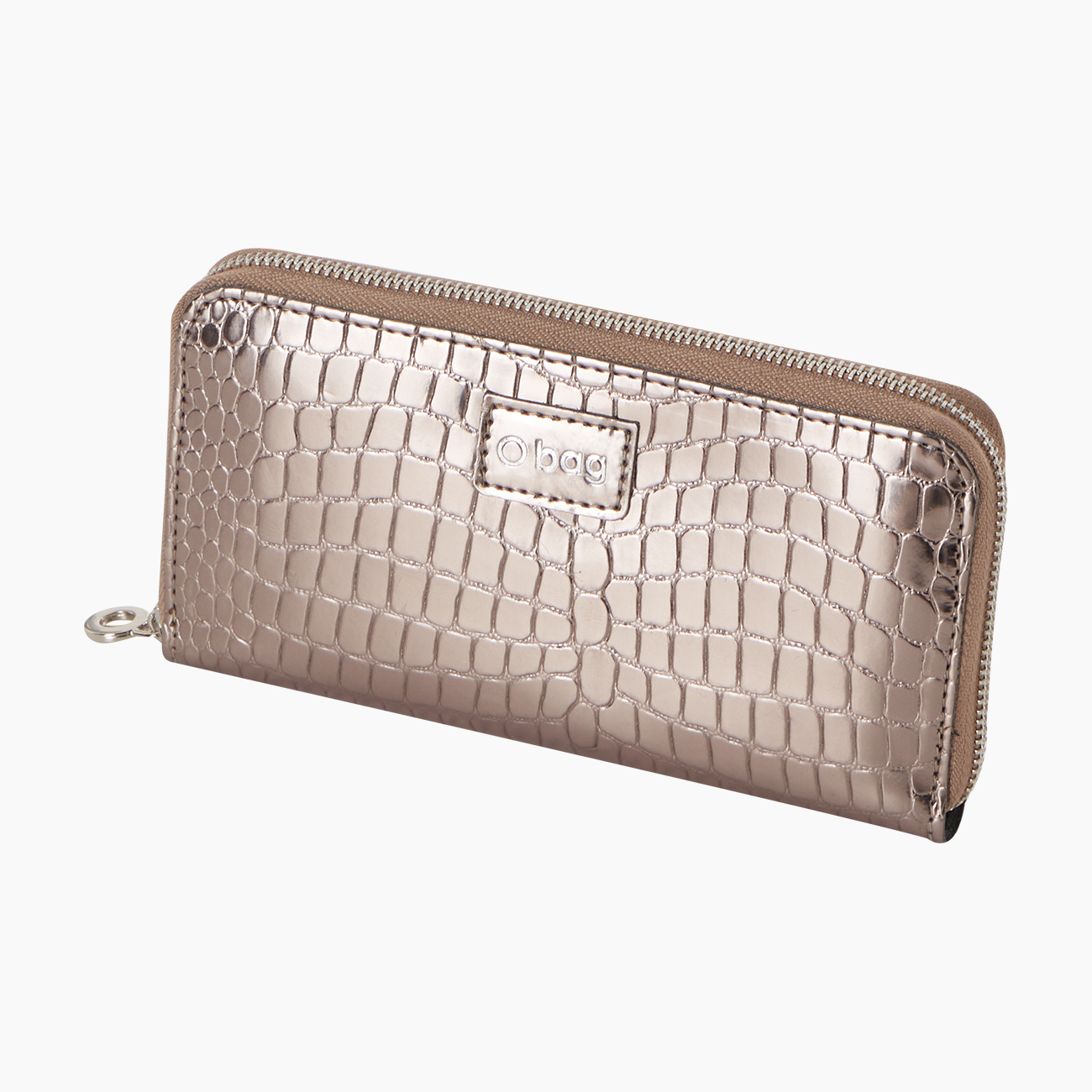 Portafoglio in stampa cocco specchio con zip canna di fucile O wally - O bag Official Website