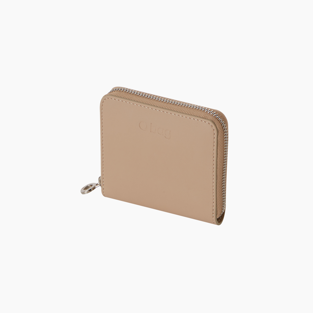 Portafoglio in nappa con zip sabbia O half wally - O bag Official Website
