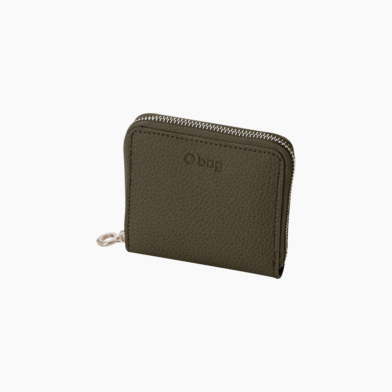 Portafoglio in tessuto sintetico bottalato con zip lichene O half wally - O bag Official Website