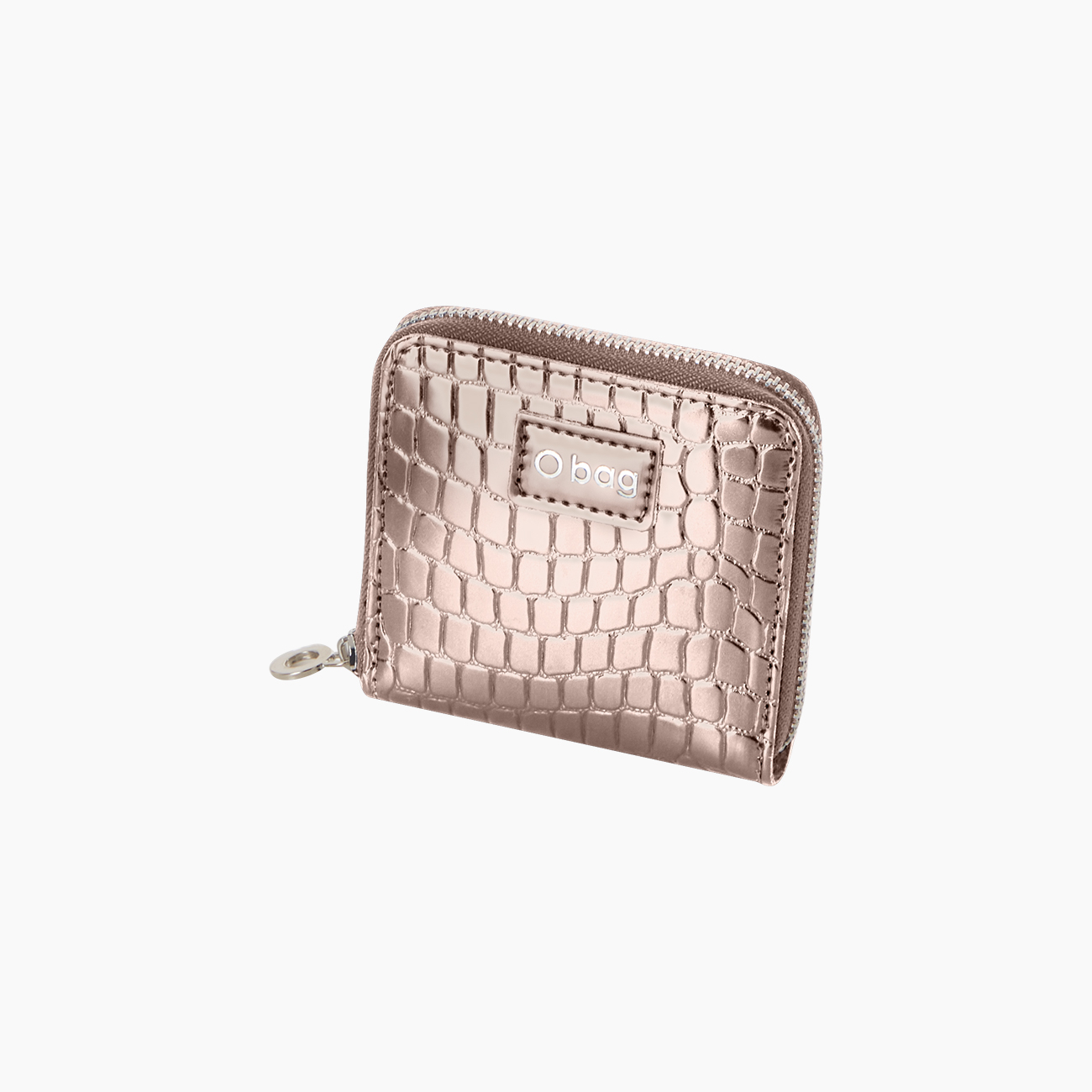 Portafoglio in stampa cocco specchio con zip canna di fucile O half wally - O bag Official Website