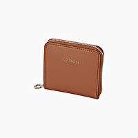 Portafoglio in tessuto gommato con zip biscotto metal O half wally - O bag Official Website