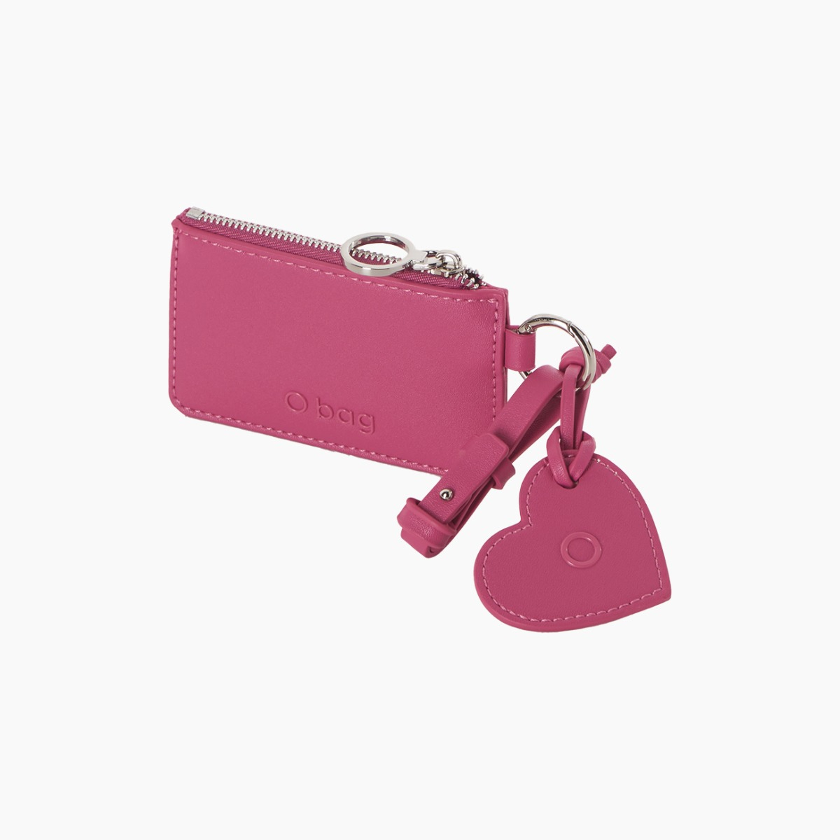 Portamonete charm Christie fucsia rose - O bag Official Website
