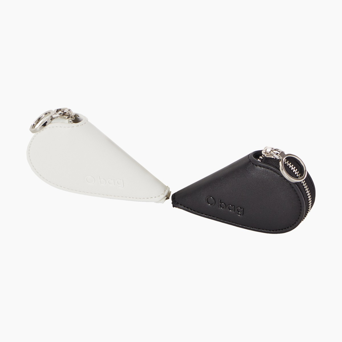 Portamonete cuore divisibile Caroline nero/latte - O bag Official Website