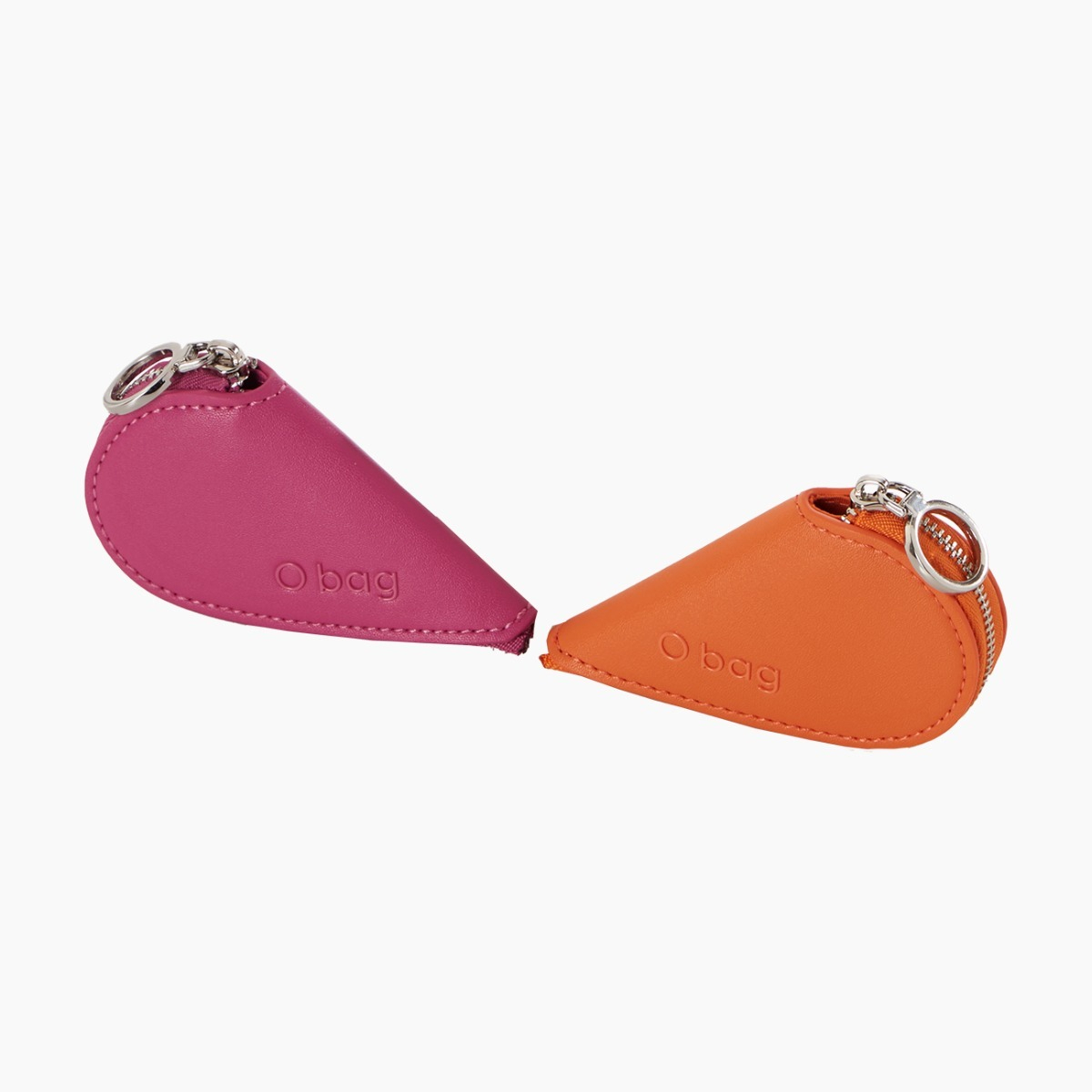 Portamonete cuore divisibile Caroline fucsia rose/amber - O bag Official Website