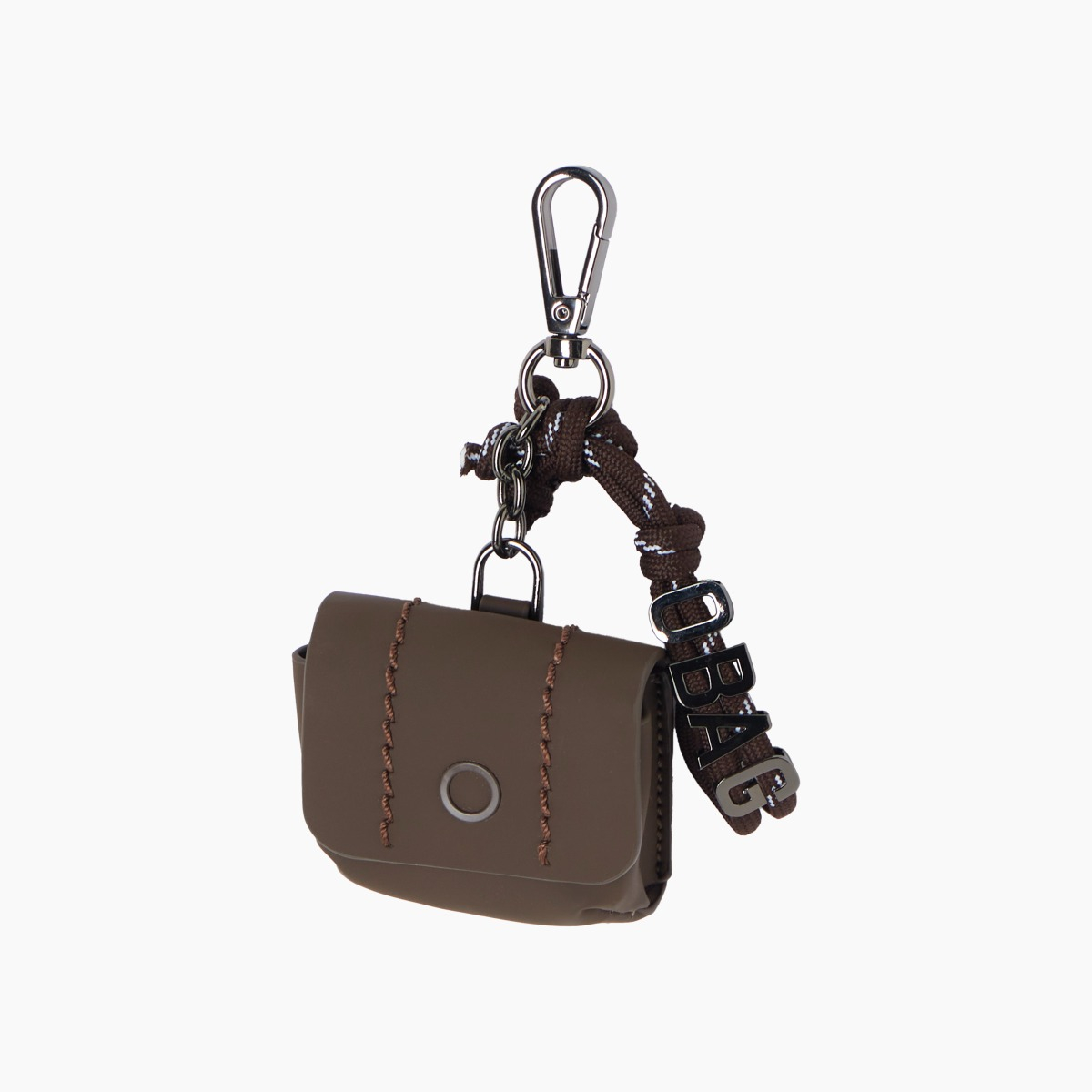 Kopfhöreretui O bag crocus schokolade gummiertes Gewebe - O bag Official Website