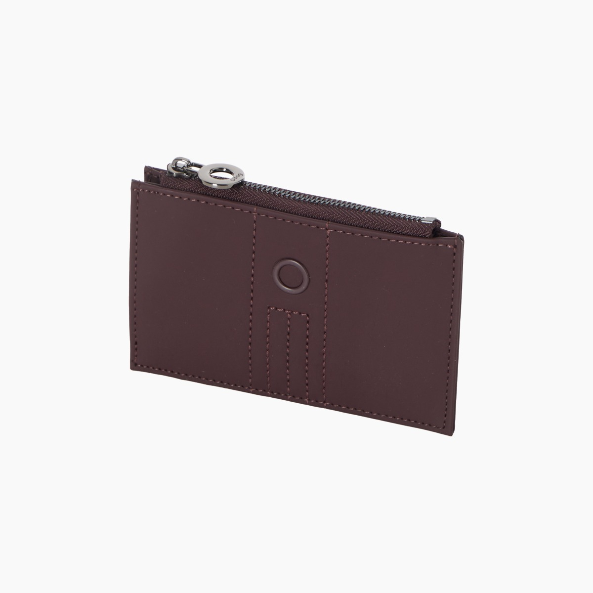 Kartenhalter O bag anemone bordeaux gummiertes Gewebe - O bag Official Website