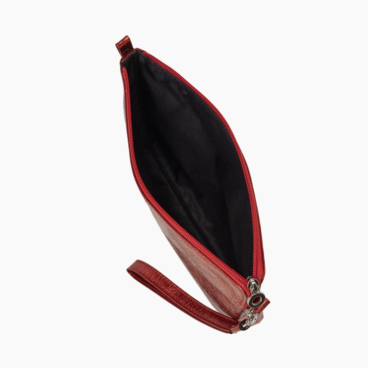 Pochette a busta laminato bordeaux - O bag Official Website